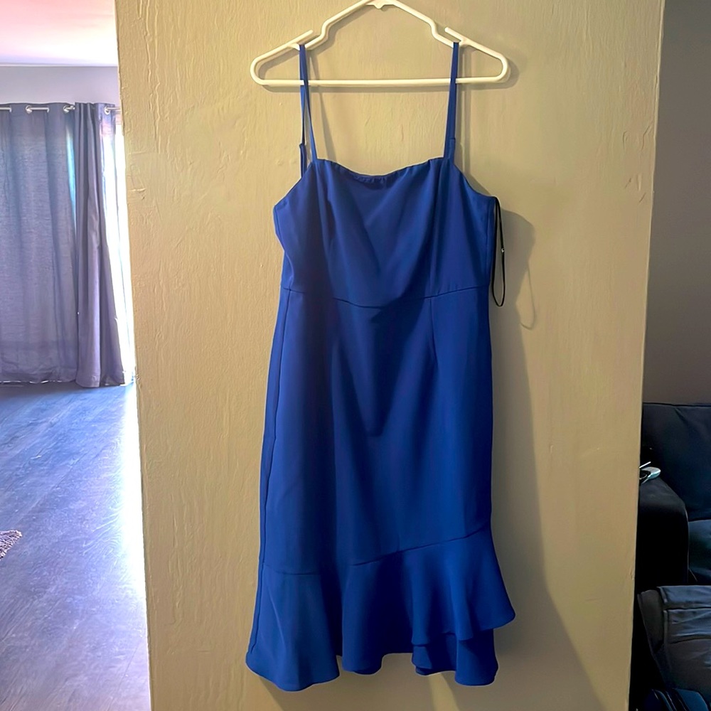 Cobalt blue party dress